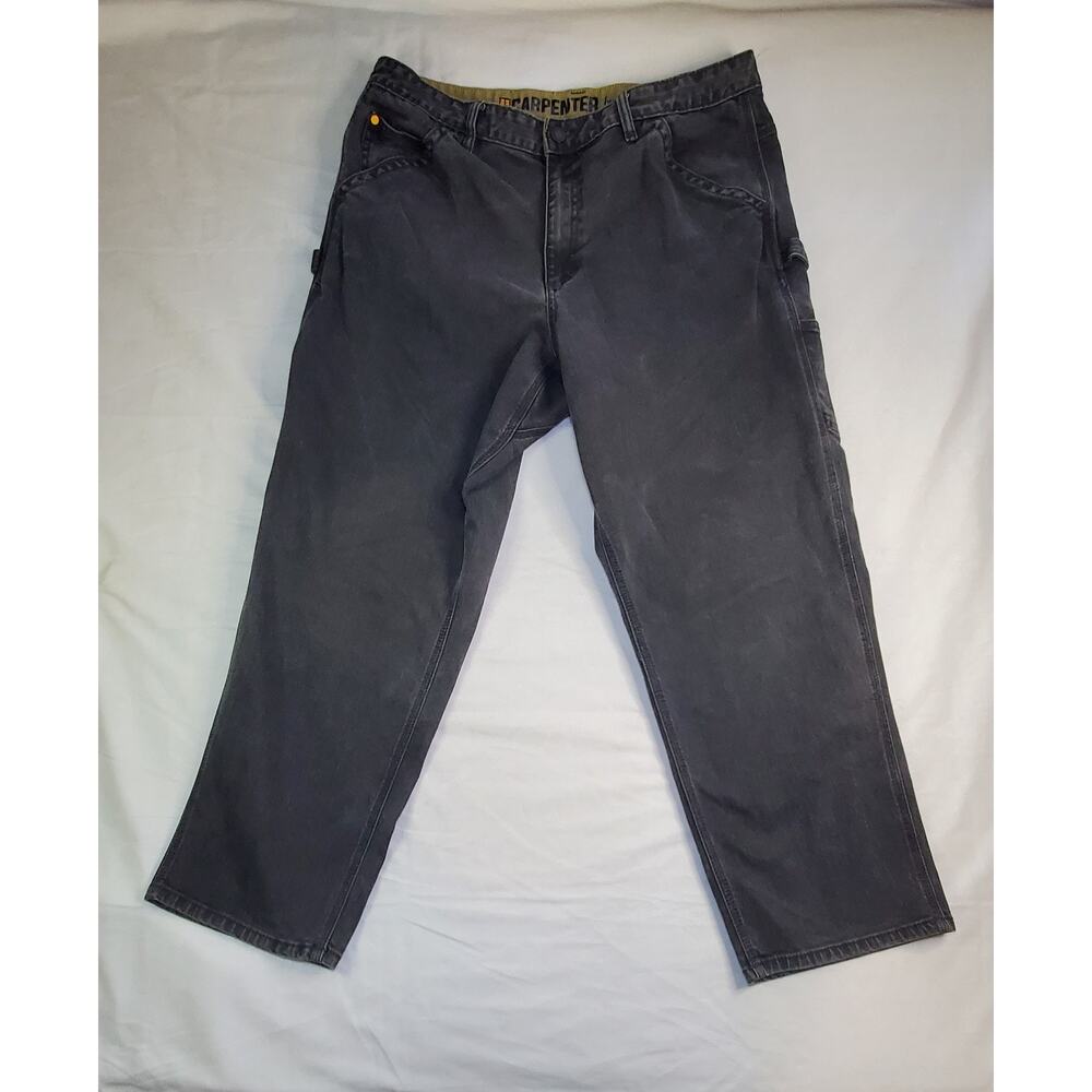 Catepillar CAT Workwear Carpenter Jeans Mens 38x30 Black Work Construction Ca10